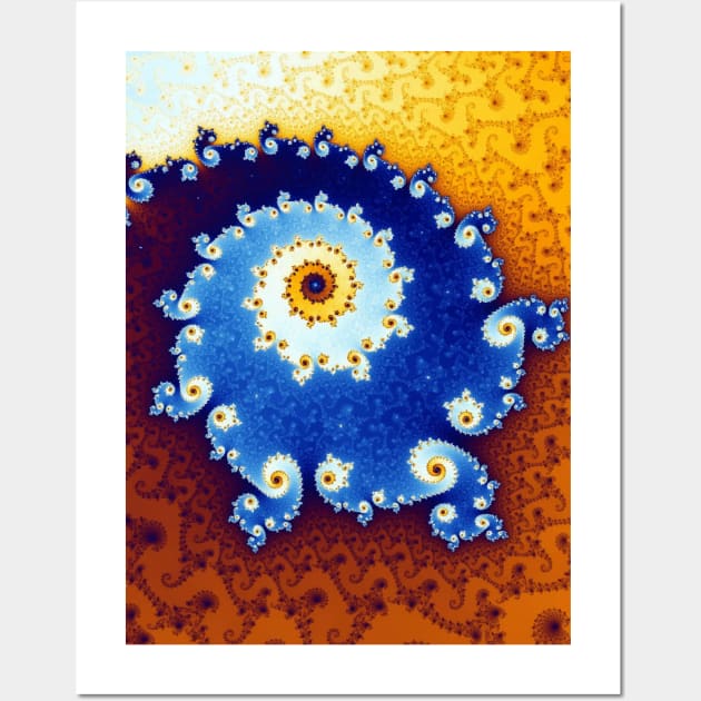 Fractal- Mandelbrot Set Wall Art by candhdesigns